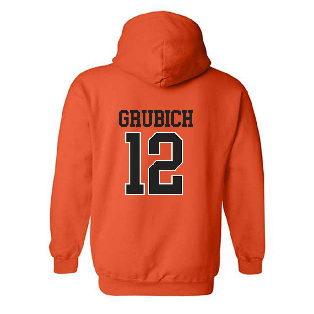 Campbell - NCAA Baseball : Lleyton Grubich - Replica Shersey Hooded Sweatshirt-1