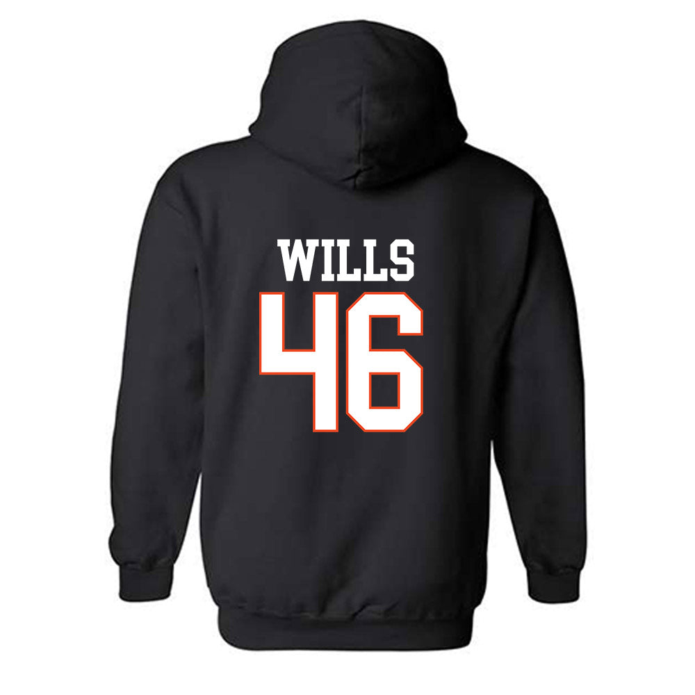 Campbell - NCAA Baseball : Houston Wills - Replica Shersey Hooded Sweatshirt-1