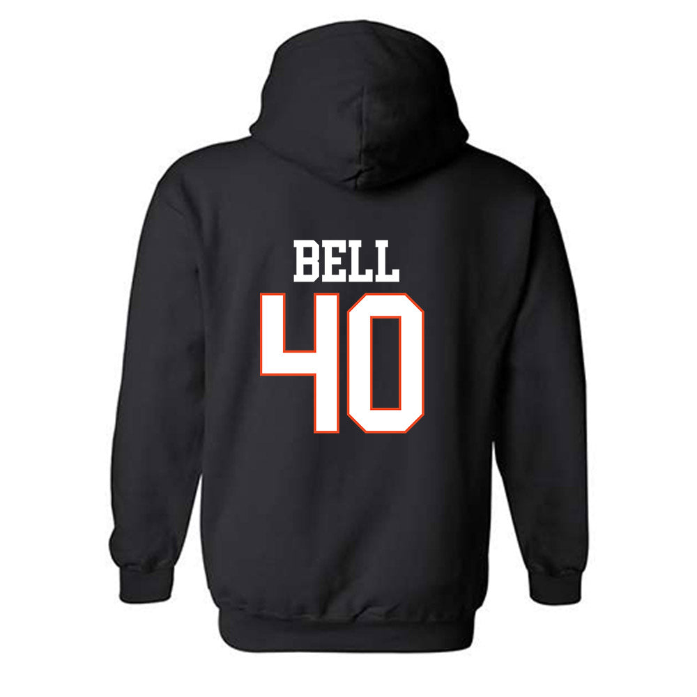 Campbell - NCAA Baseball : Jimmy Bell - Replica Shersey Hooded Sweatshirt-1