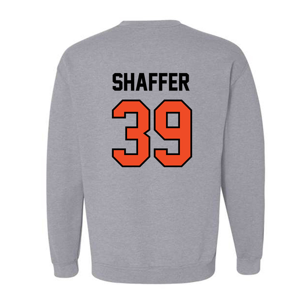 Campbell - NCAA Baseball : Braxton Shaffer - Fashion Shersey Crewneck Sweatshirt-1