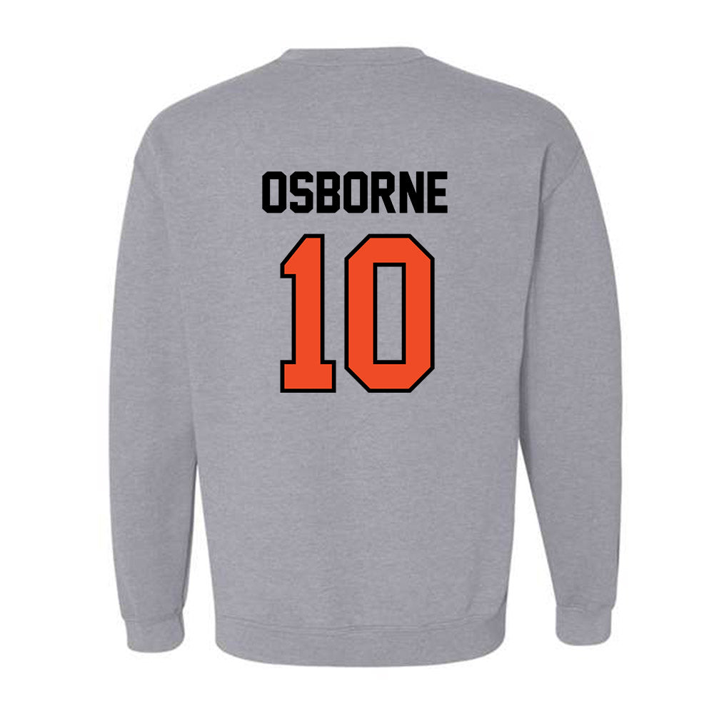 Campbell - NCAA Softball : Ella Osborne - Fashion Shersey Crewneck Sweatshirt-1