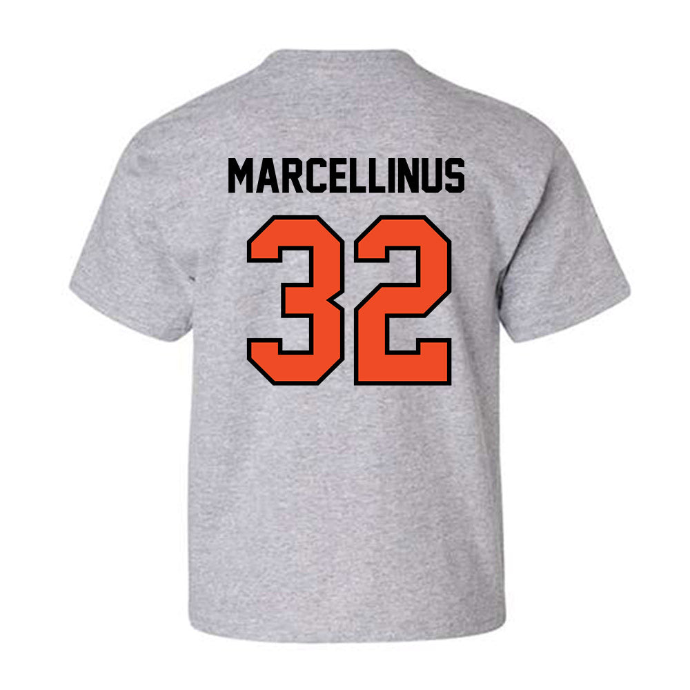 Campbell - NCAA Men's Basketball : Daniel Marcellinus - Fashion Shersey Youth T-Shirt-1