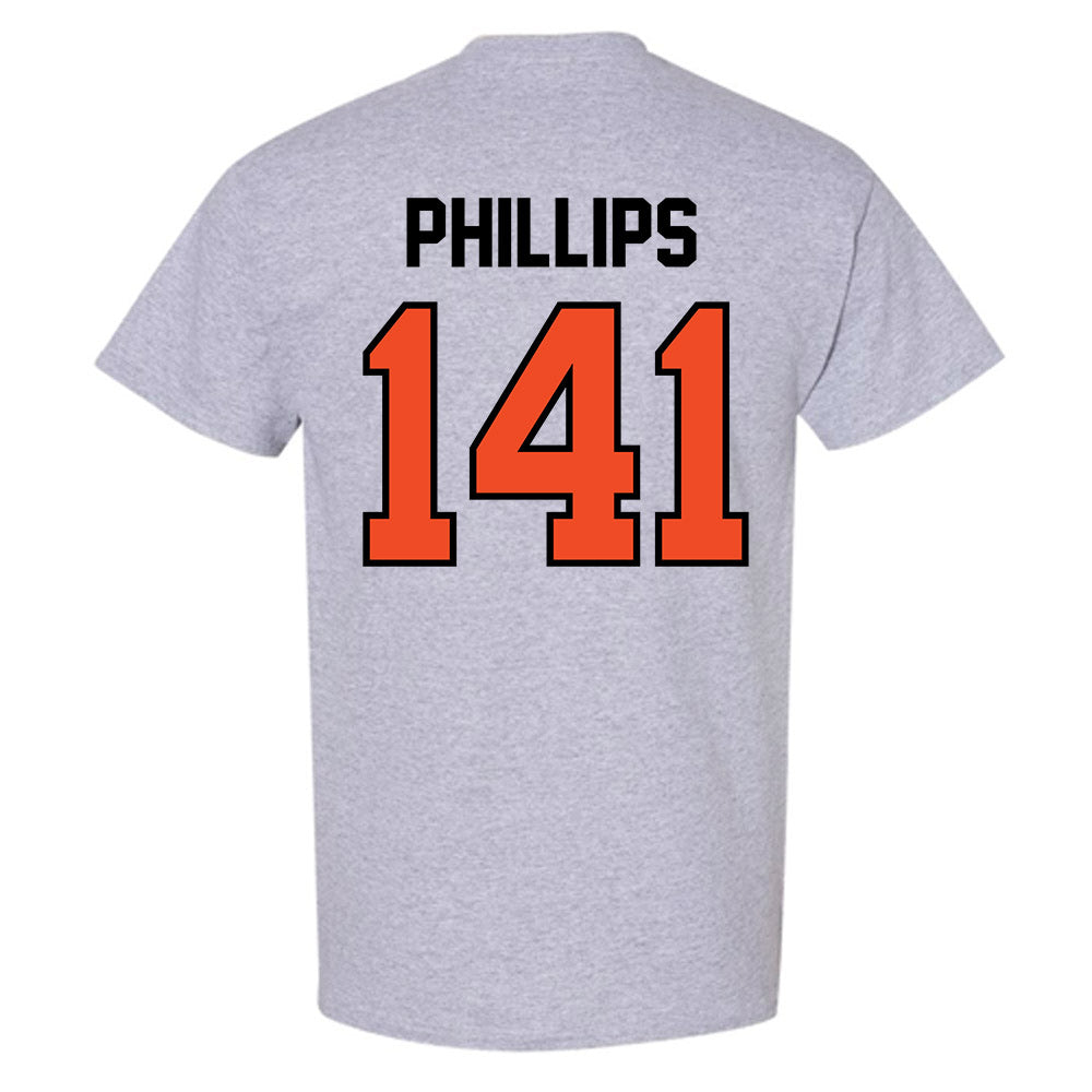 Campbell - NCAA Wrestling : Ryan Phillips - Fashion Shersey T-Shirt-1