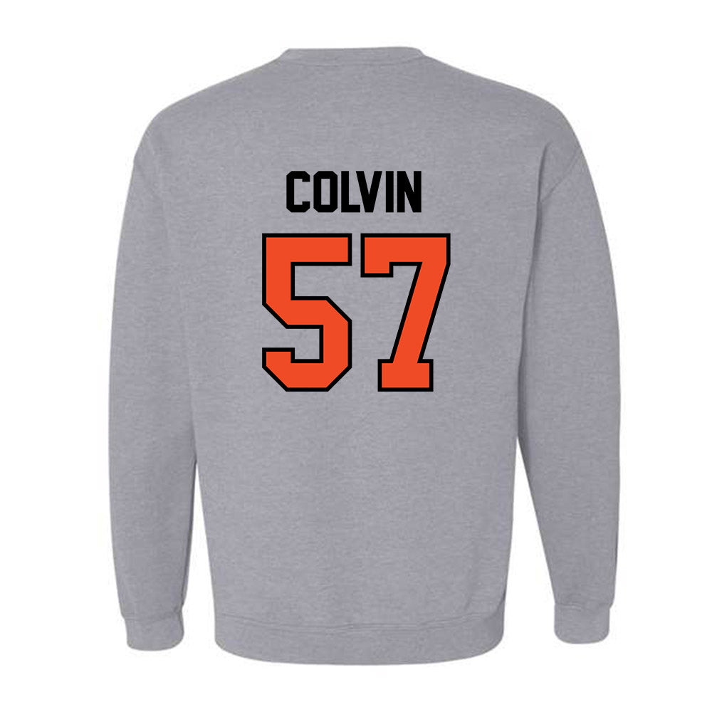 Campbell - NCAA Football : Jayden Colvin - Fashion Shersey Crewneck Sweatshirt-1