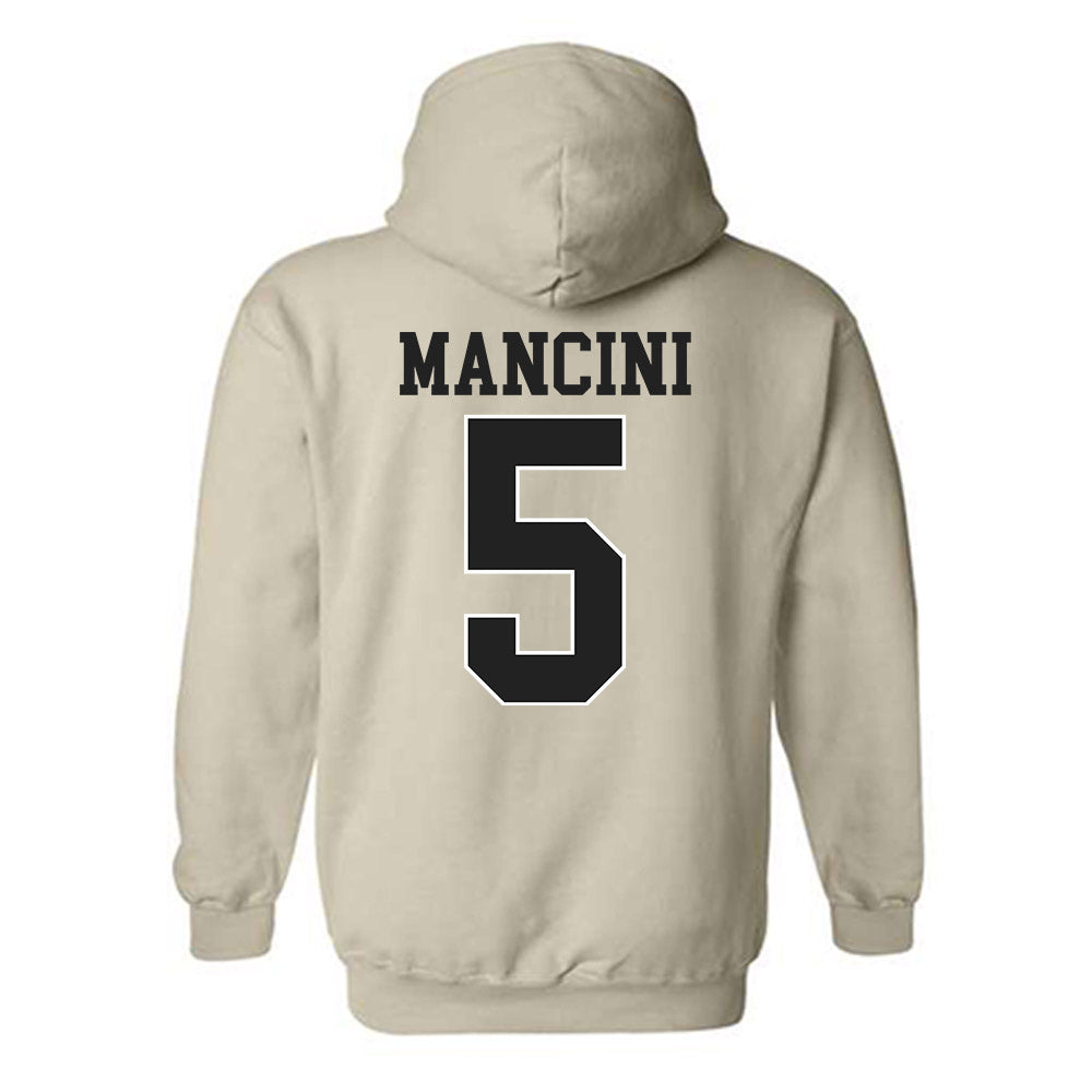 Vanderbilt - NCAA Baseball : Mike Mancini - Replica Shersey Hooded Sweatshirt-1
