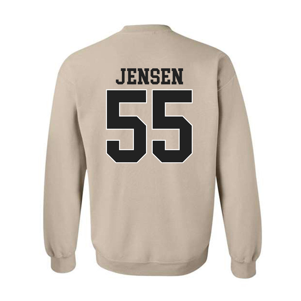 Vanderbilt - NCAA Baseball : Max Jensen - Replica Shersey Crewneck Sweatshirt-1