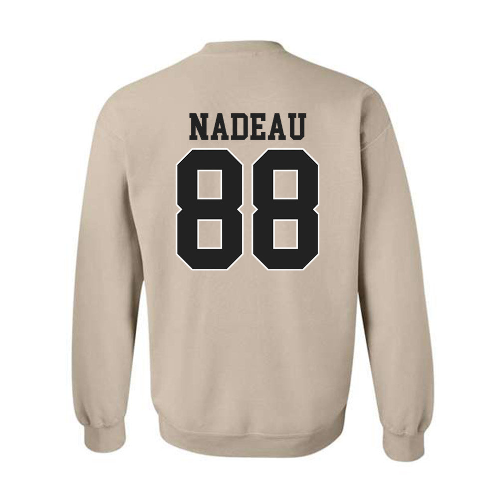 Vanderbilt - NCAA Baseball : Wyatt Nadeau - Replica Shersey Crewneck Sweatshirt-1