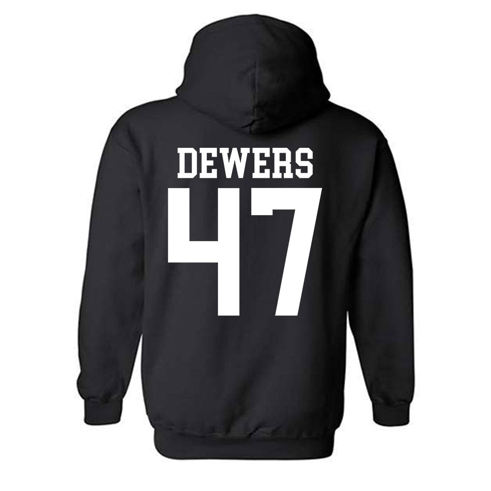 Vanderbilt - NCAA Football : Justin Dewers - Replica Shersey Hooded Sweatshirt-1