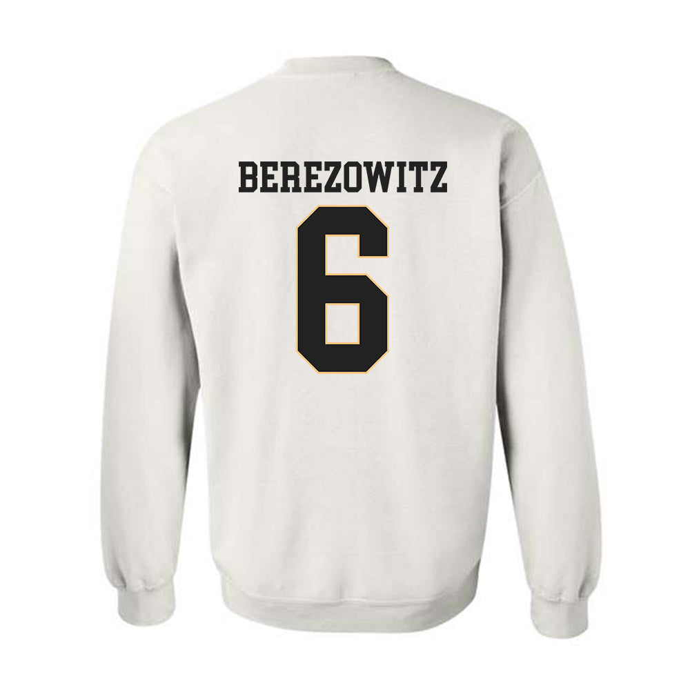 Vanderbilt - NCAA Women's Volleyball : Kati Berezowitz - Replica Shersey Crewneck Sweatshirt-1
