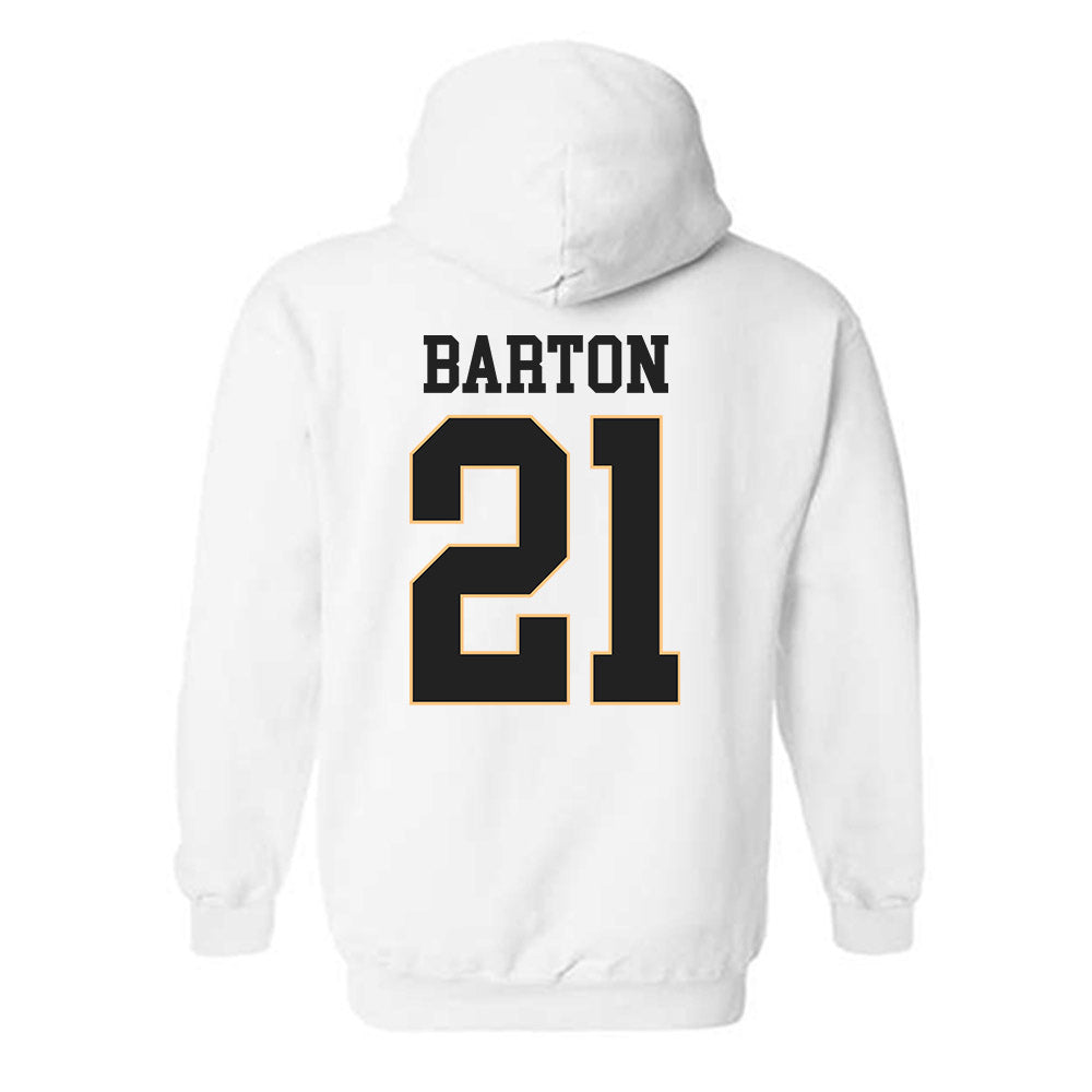 Vanderbilt - NCAA Baseball : Hudson Barton - Replica Shersey Hooded Sweatshirt-1