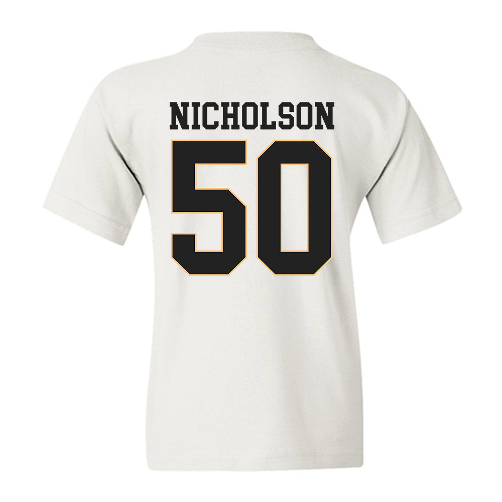 Vanderbilt - NCAA Men's Basketball : Mason Nicholson - Replica Shersey Youth T-Shirt-1