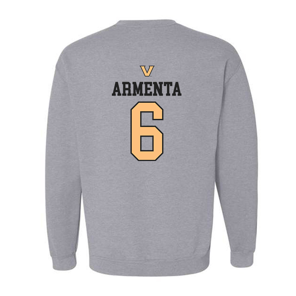 Vanderbilt - NCAA Women's Soccer : Adysen Armenta - Sports Shersey Crewneck Sweatshirt-1