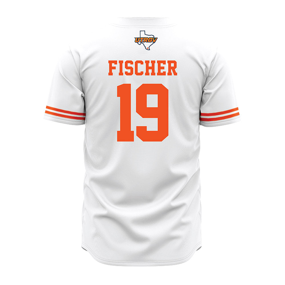 UTRGV - NCAA Baseball : Chayton Fischer - White Jersey-1