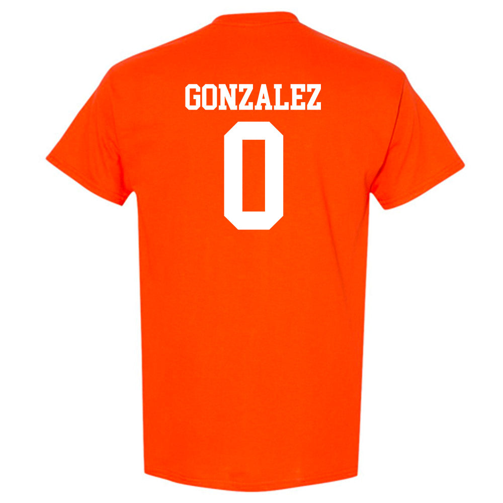UTRGV - NCAA Baseball : Rudy Gonzalez - Orange T-Shirt-1