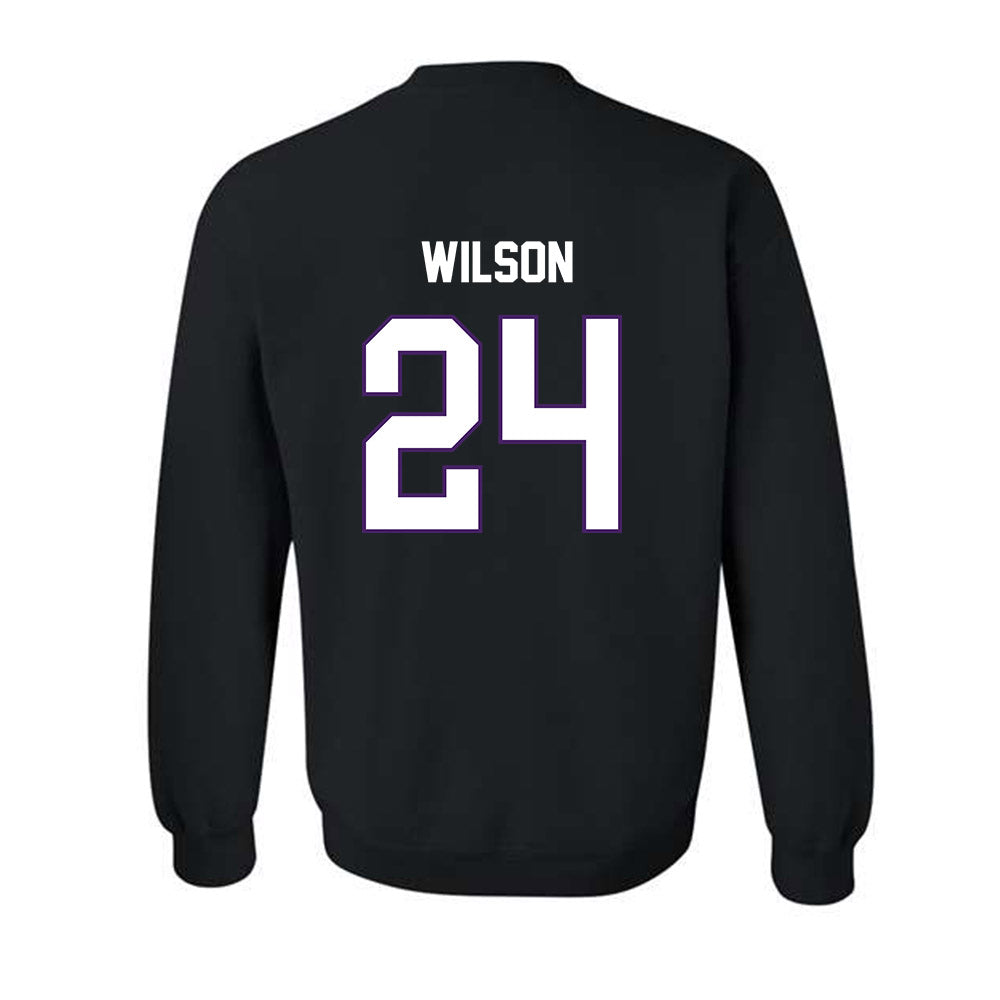 Northern Iowa - NCAA Men's Basketball : Jalen Wilson - Replica Shersey Crewneck Sweatshirt-1