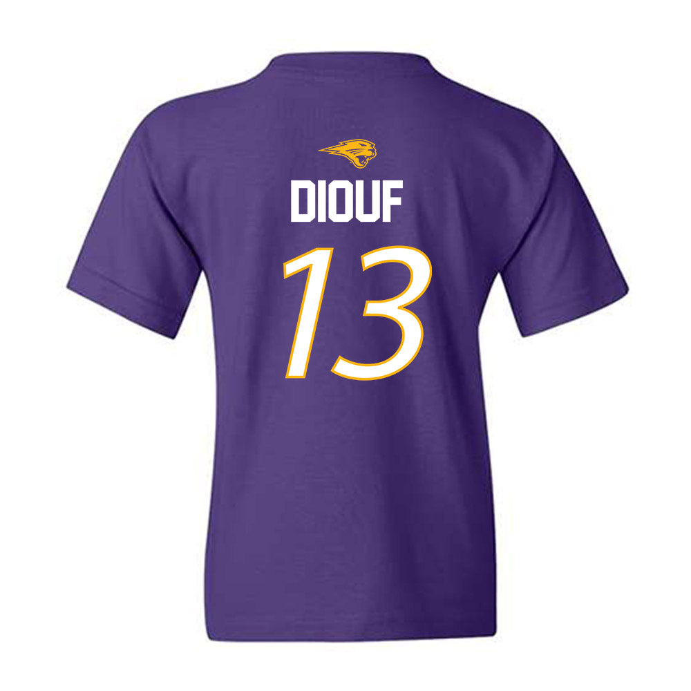 Northern Iowa - NCAA Men's Basketball : Ismael Diouf - Replica Shersey Youth T-Shirt-1