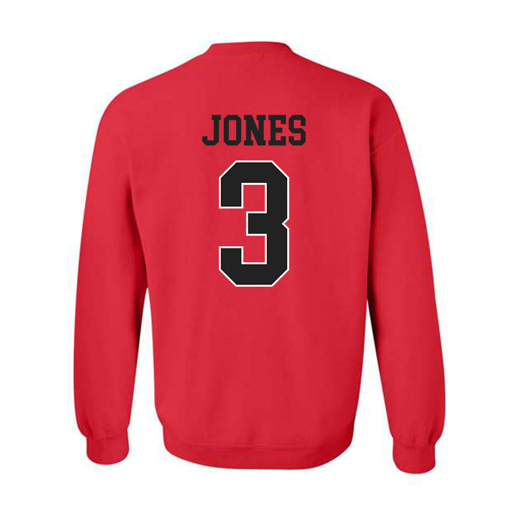 NC State - NCAA Women's Basketball : Zamareya Jones - Sports Shersey Crewneck Sweatshirt