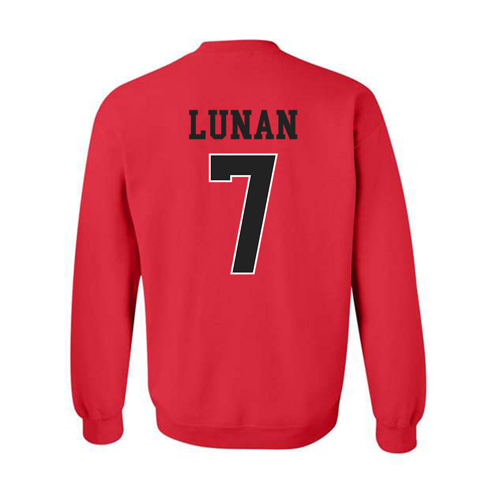 NC State - NCAA Women's Basketball : Kyshe Lunan - Sports Shersey Crewneck Sweatshirt-1