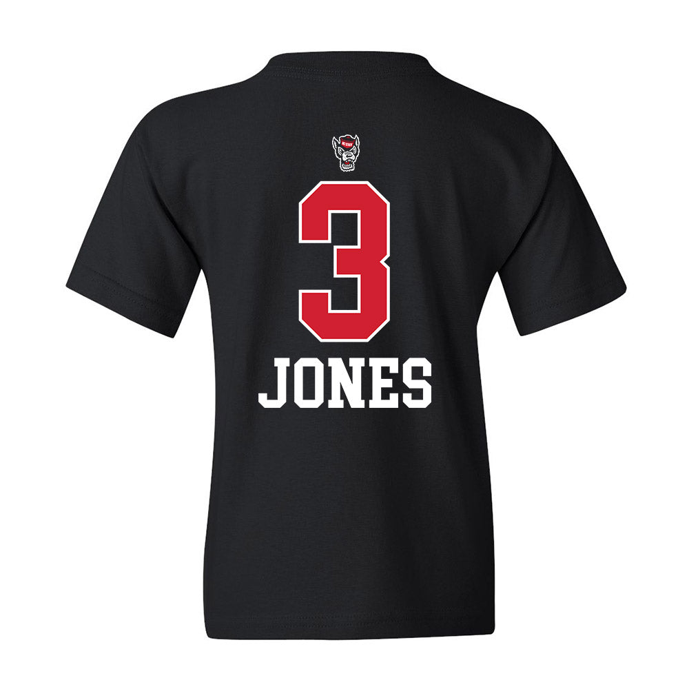 NC State - NCAA Women's Basketball : Zamareya Jones - Sports Shersey Youth T-Shirt