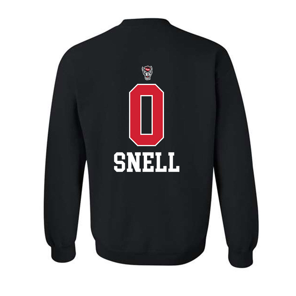 NC State - NCAA Men's Basketball : Jordan Snell - Sports Shersey Crewneck Sweatshirt-1