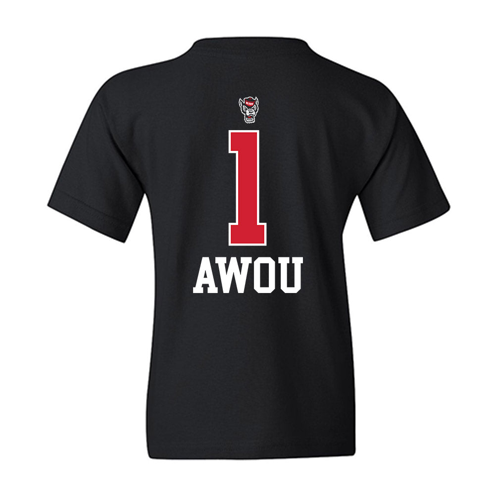 NC State - NCAA Women's Basketball : Lorena Awou - Sports Shersey Youth T-Shirt-1
