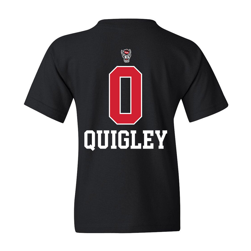 NC State - NCAA Women's Basketball : Devyn Quigley - Sports Shersey Youth T-Shirt