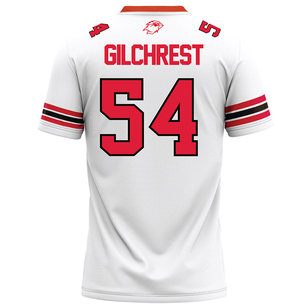 Lamar - NCAA Football : Lane Gilchrest - White Football Jersey
