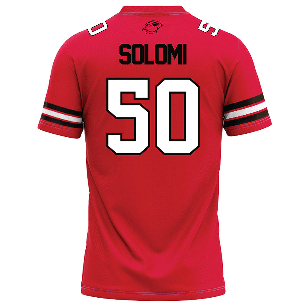 Lamar - NCAA Football : IyiolaOluwa Solomi - Red Football Jersey