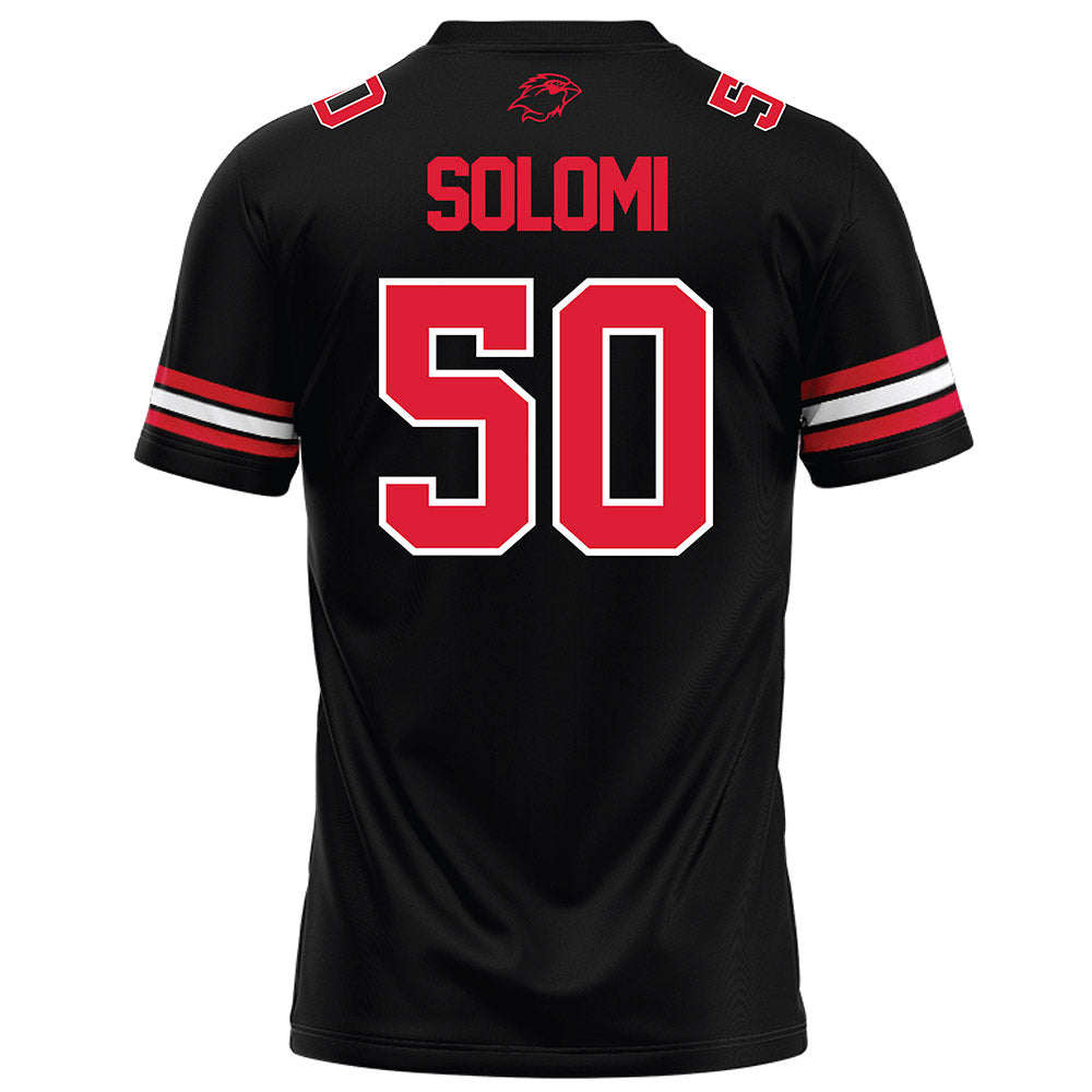 Lamar - NCAA Football : IyiolaOluwa Solomi - Black Football Jersey