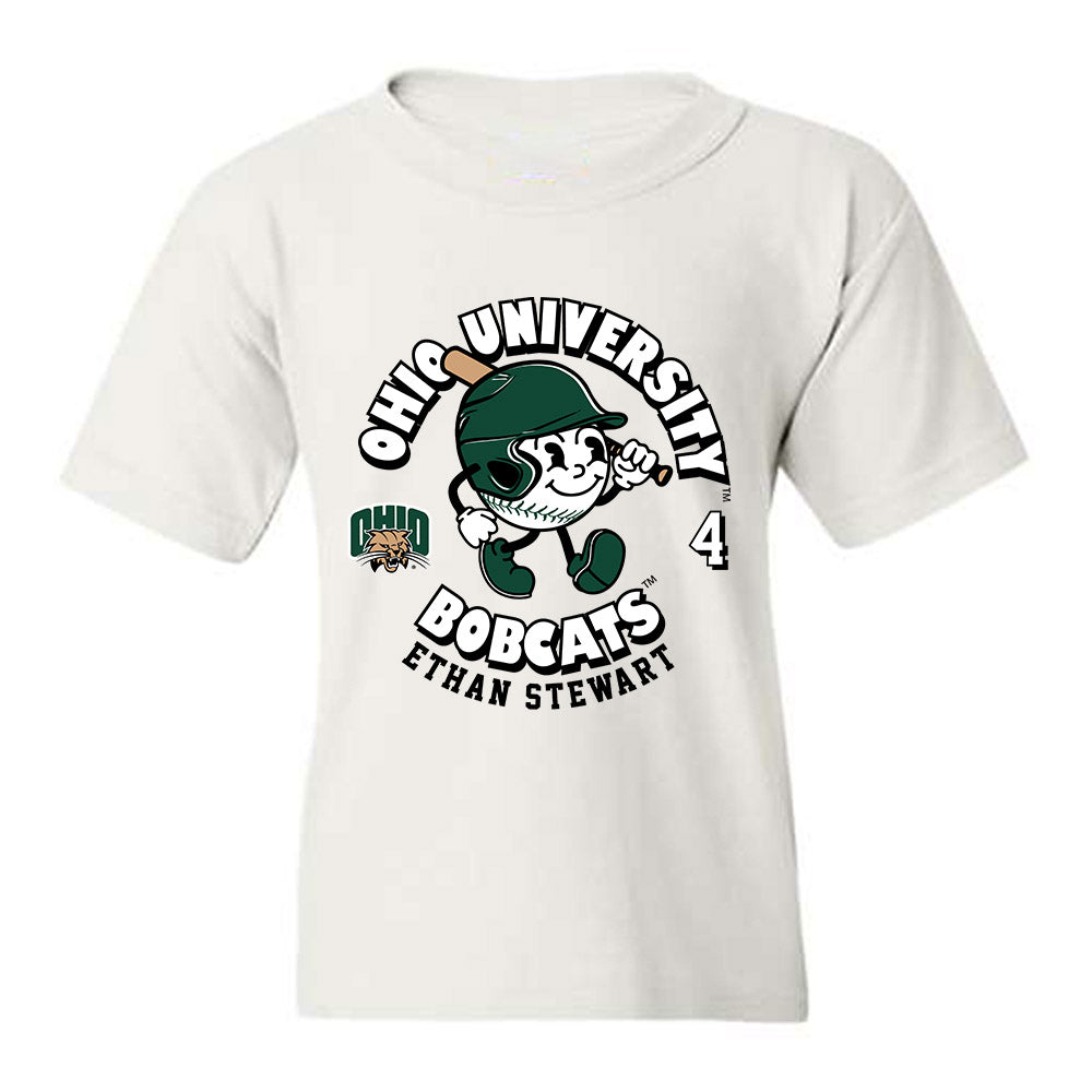 Ohio - NCAA Baseball : Ethan Stewart - Fashion Shersey Youth T-Shirt-0