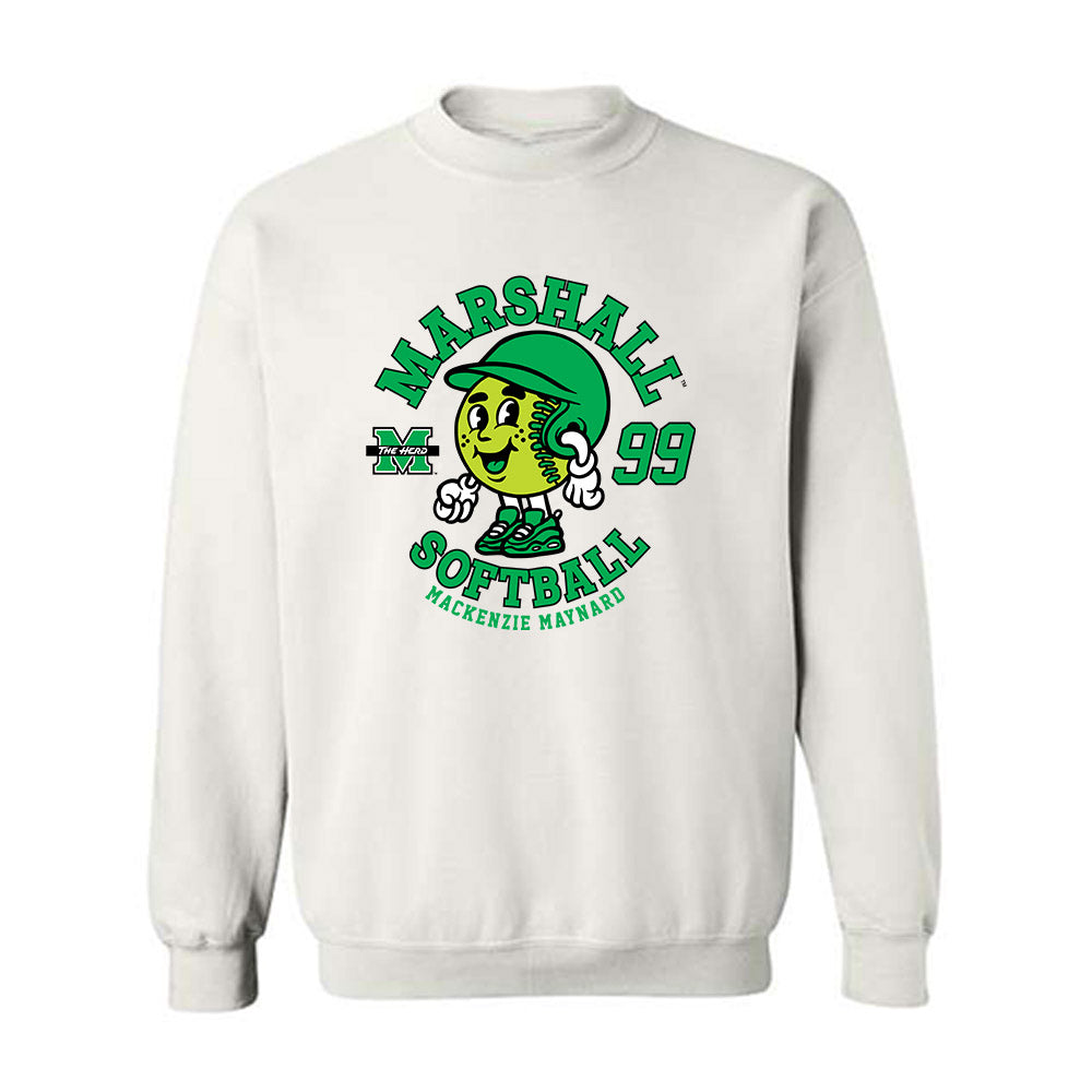 Marshall - NCAA Softball : Mackenzie Maynard - Fashion Shersey Crewneck Sweatshirt-0