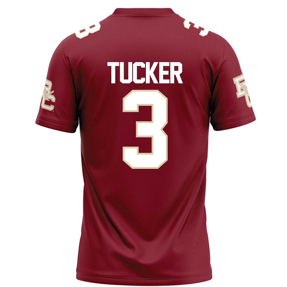 Boston College - NCAA Football : Max Tucker - Maroon Football Jersey-1