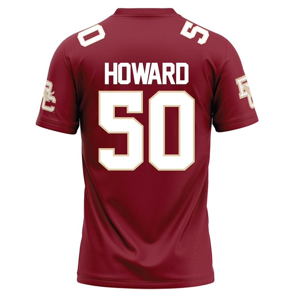 Boston College - NCAA Football : Sean Howard - Maroon Football Jersey-1