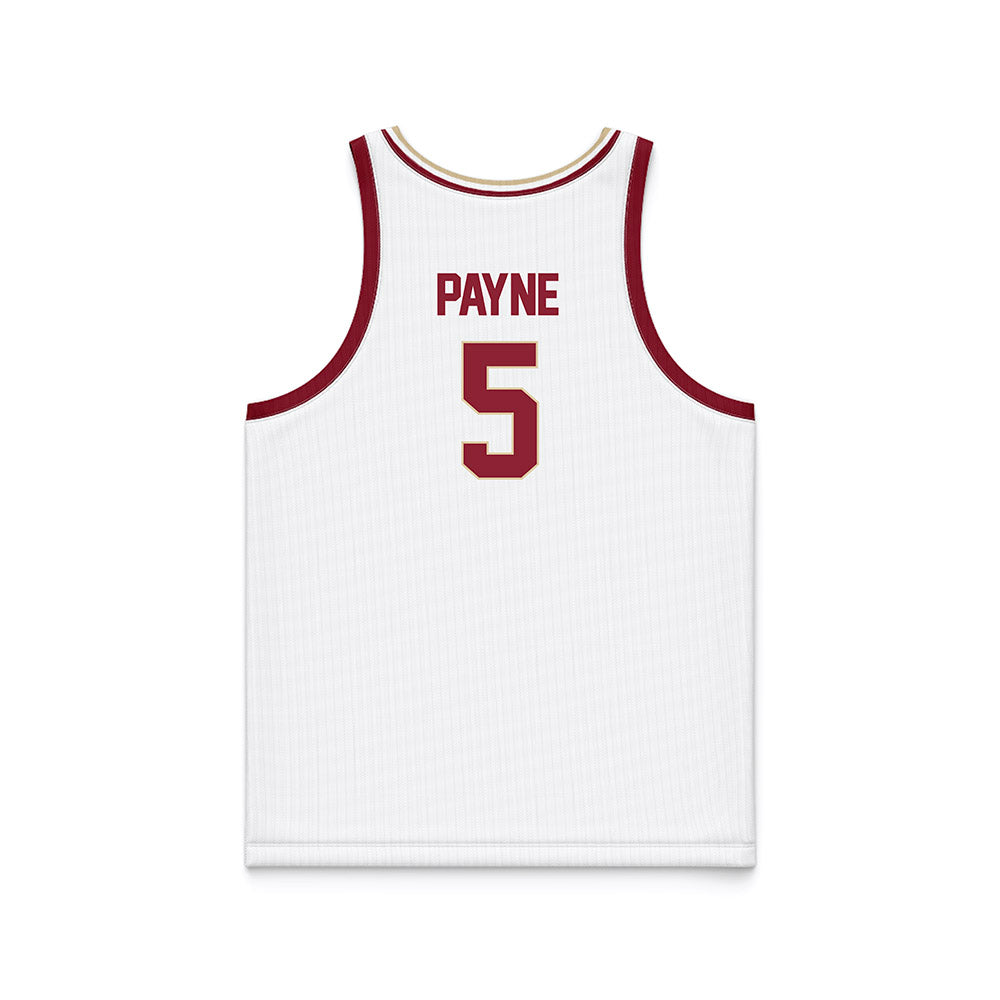 Boston College - NCAA Men's Basketball : Frederick Payne - White Basketball Jersey