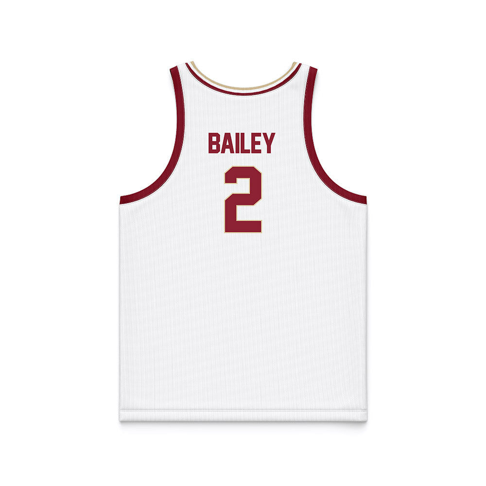 Boston College - NCAA Men's Basketball : Jack Bailey - White Basketball Jersey-1