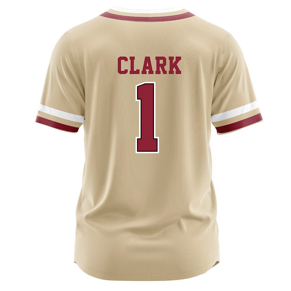 Boston College - NCAA Baseball : Mason Clark - Gold Jersey-1