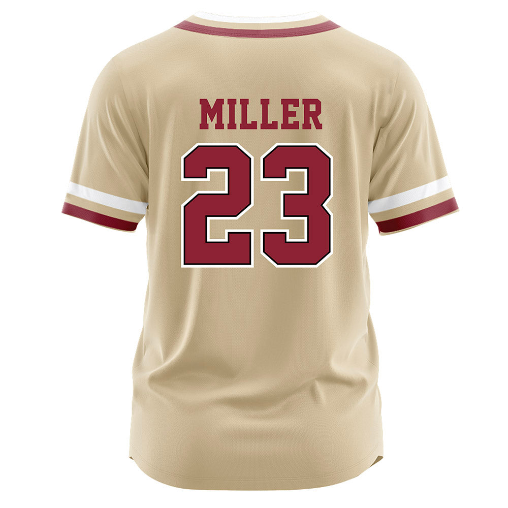 Boston College - NCAA Baseball : Brady Miller - Gold Jersey