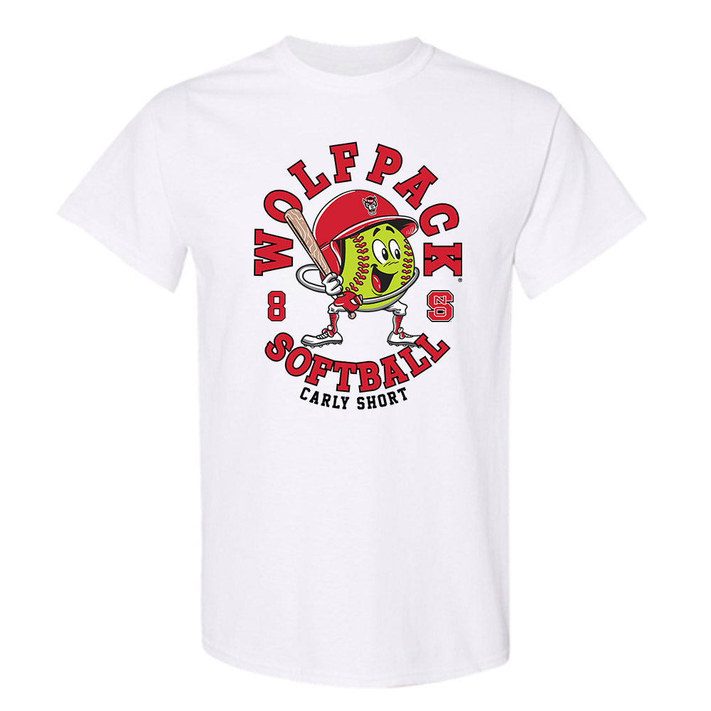 NC State - NCAA Softball : Carly Short - Fashion Shersey T-Shirt-0