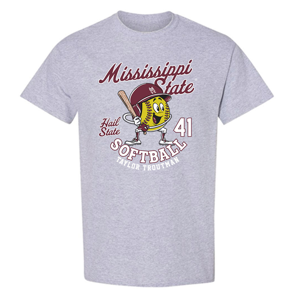 Mississippi State - NCAA Softball : Taylor Troutman - Fashion Shersey T-Shirt-0