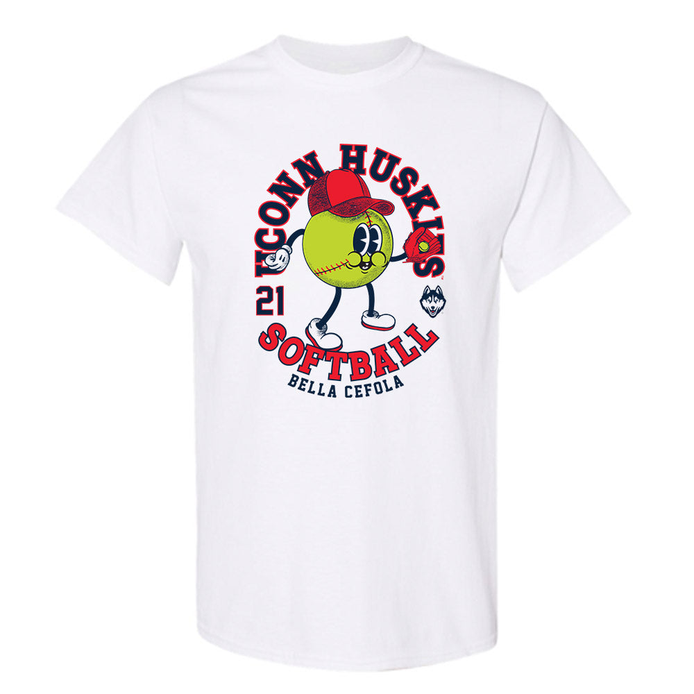 UConn - NCAA Softball : Bella Cefola - Fashion Shersey T-Shirt-0