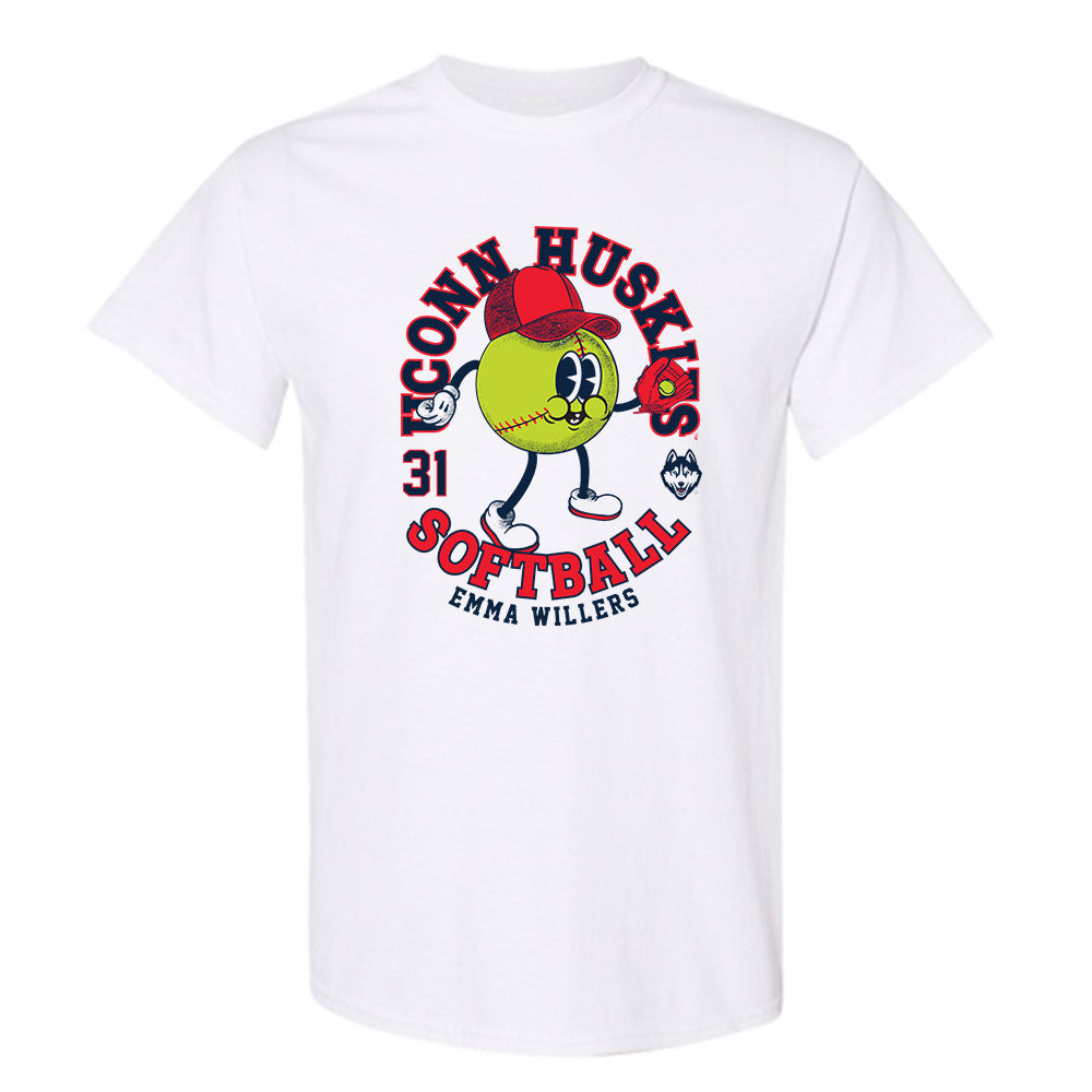 UConn - NCAA Softball : Emma Willers - Fashion Shersey T-Shirt-0