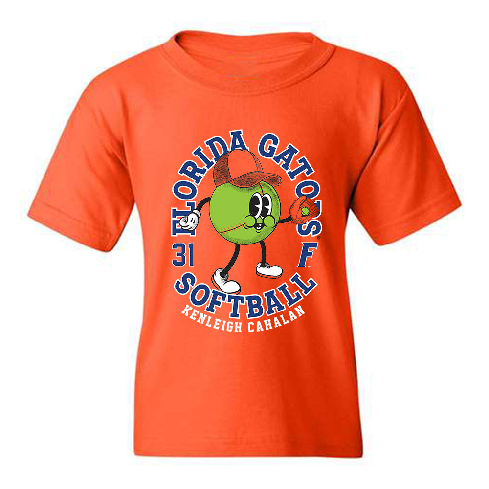 Florida - NCAA Softball : Kenleigh Cahalan - Fashion Shersey Youth T-Shirt