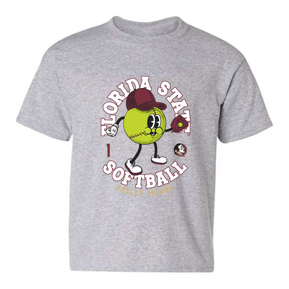 FSU - NCAA Softball : Hayley Griggs - Fashion Shersey Youth T-Shirt-0
