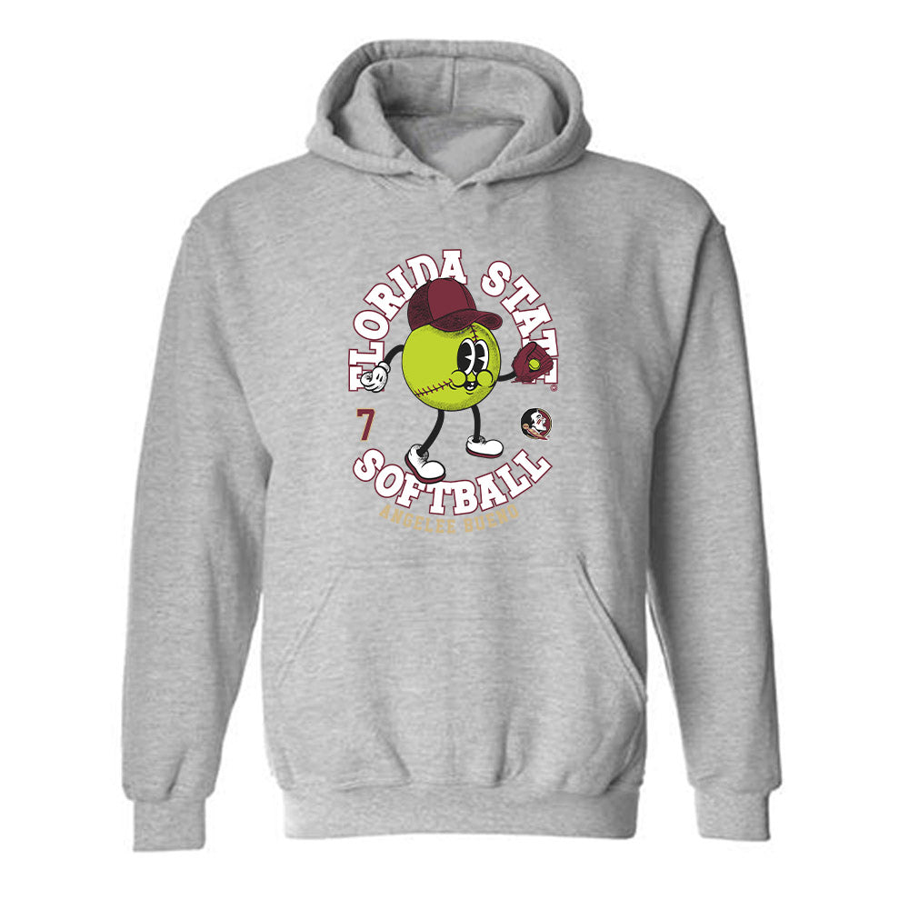 FSU - NCAA Softball : Angelee Bueno - Fashion Shersey Hooded Sweatshirt