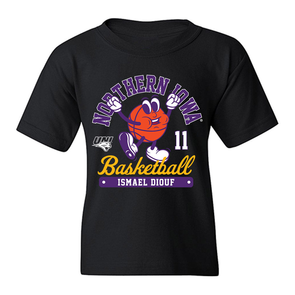 Northern Iowa - NCAA Men's Basketball : Ismael Diouf - Fashion Shersey Youth T-Shirt-0