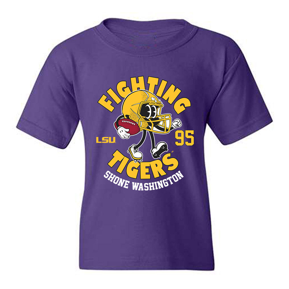 LSU - NCAA Football : Shone Washington - Fashion Shersey Youth T-Shirt-0