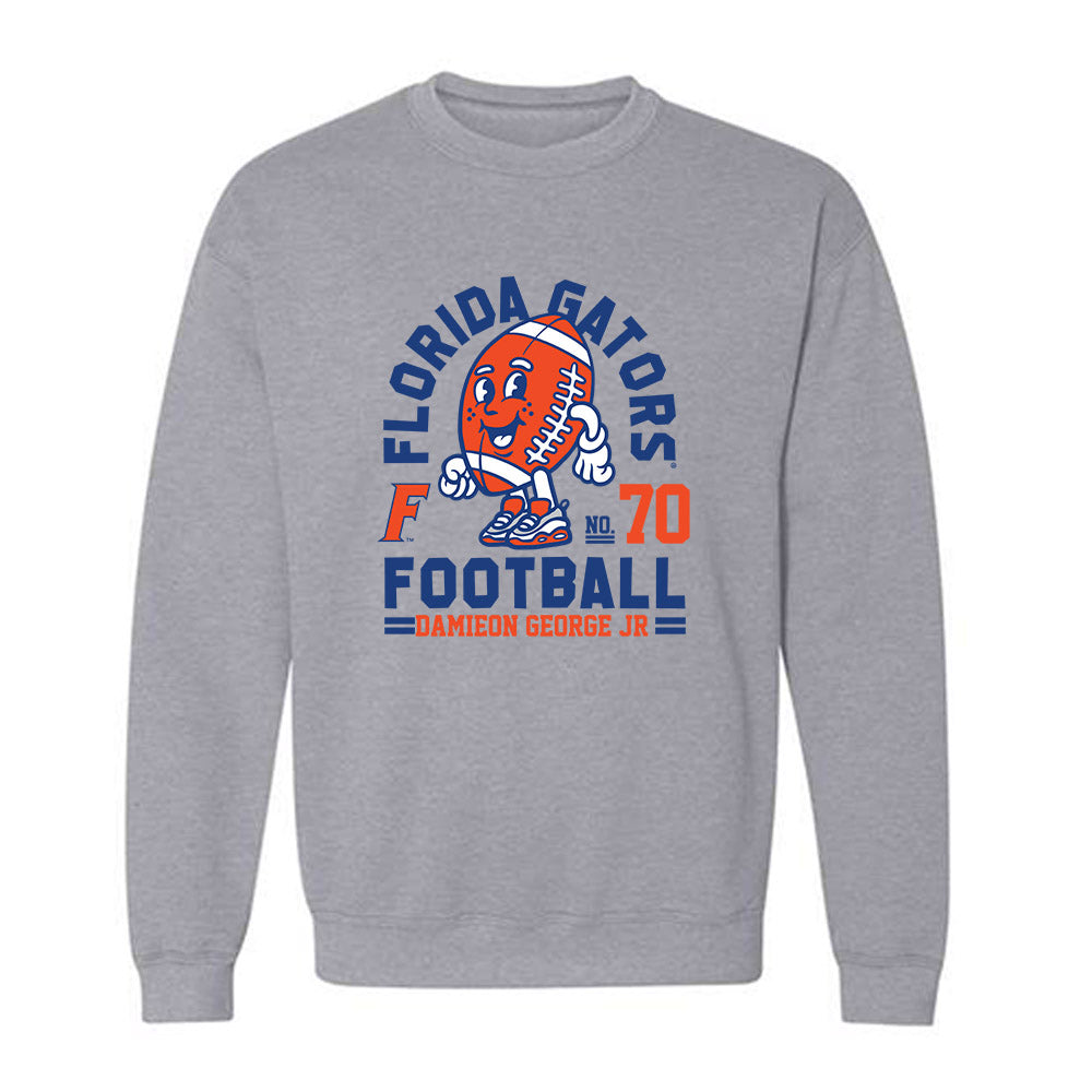 Florida - NCAA Football : Damieon George Jr - Fashion Shersey Crewneck Sweatshirt