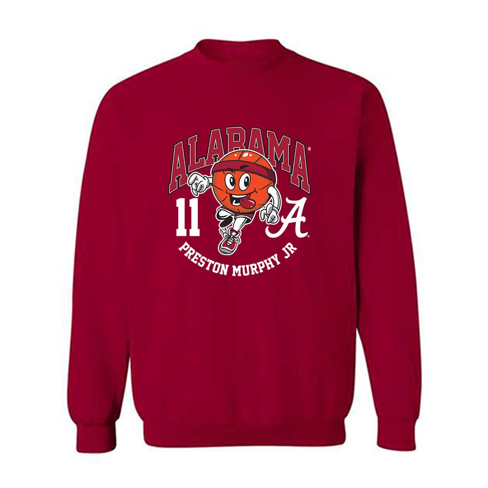 Alabama - NCAA Men's Basketball : Preston Murphy Jr - Fashion Shersey Crewneck Sweatshirt-0