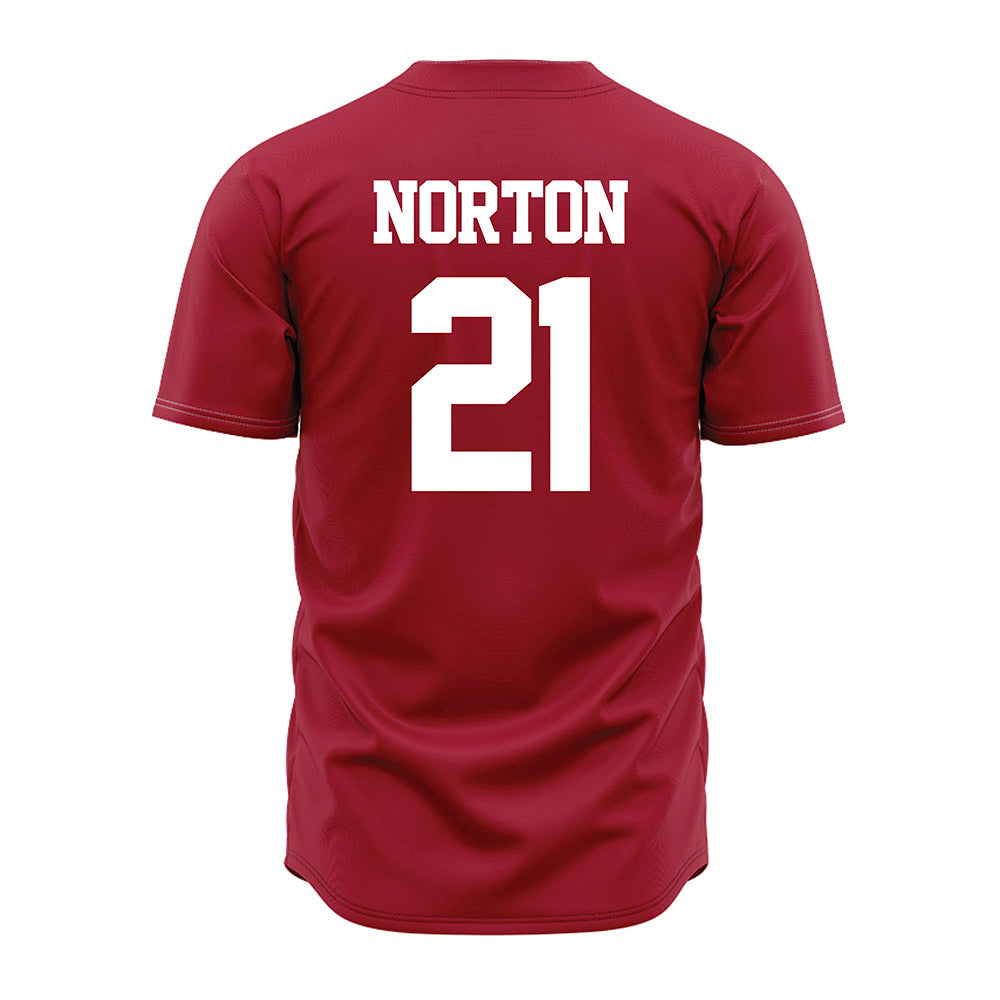 Alabama - NCAA Baseball : Brennen Norton - Crimson Jersey-1