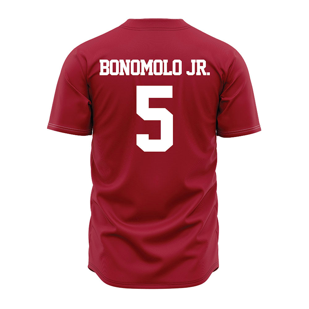 Alabama - NCAA Baseball : Richie Bonomolo Jr. - Crimson Jersey-1